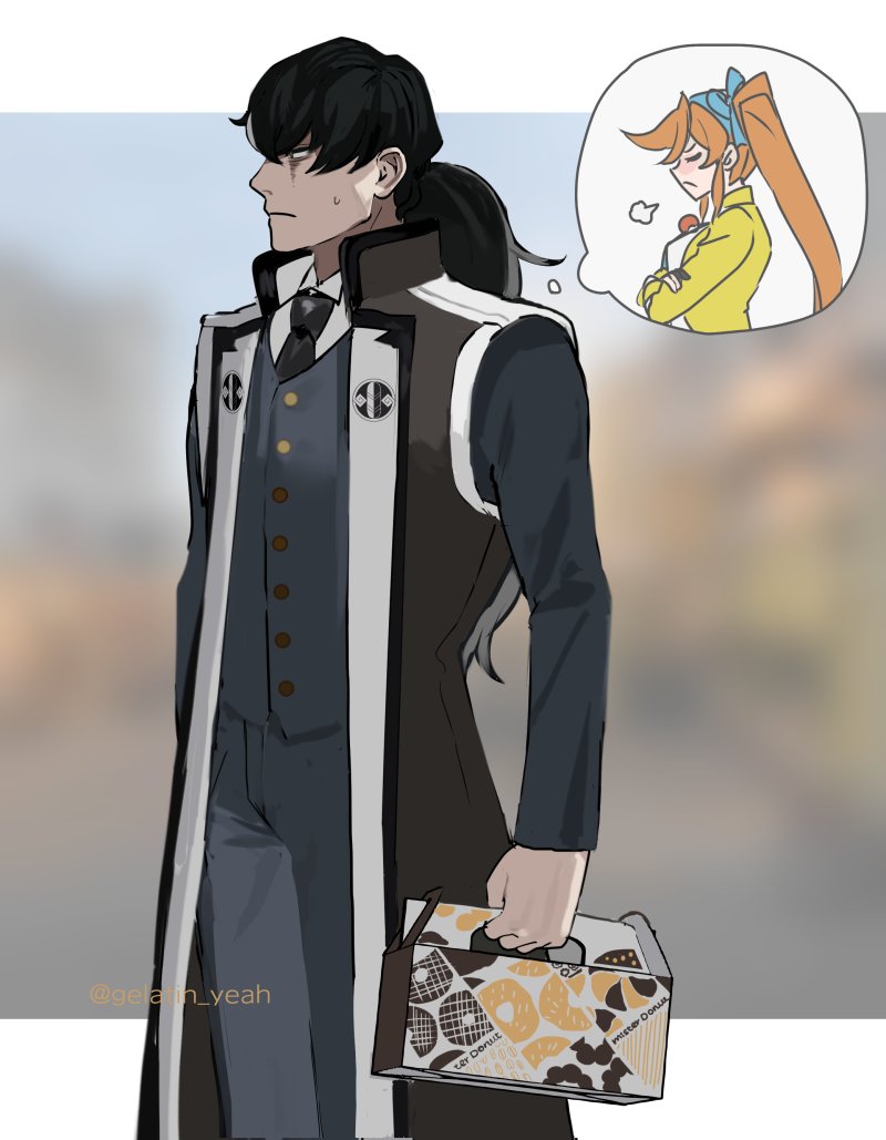 athena cykes and simon blackquill (ace attorney) drawn by gumi_(gelatin)