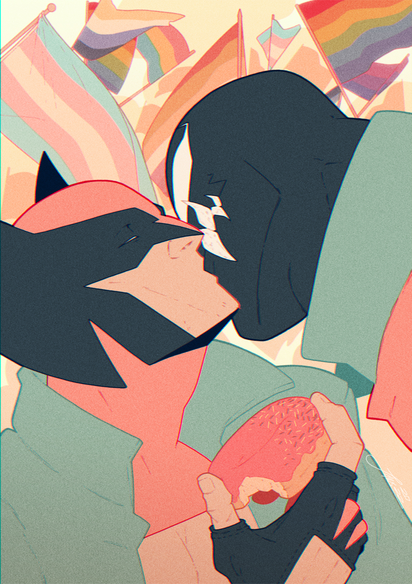 wolverine and venom (marvel and 2 more) drawn by jaws_stone
