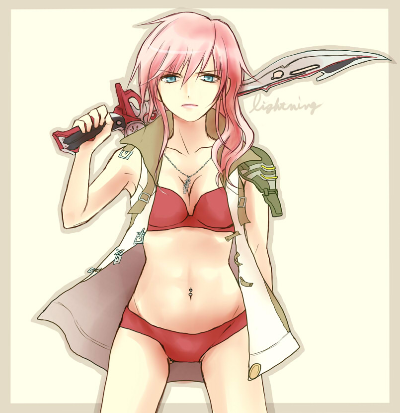 lightning farron (final fantasy and 1 more) drawn by chaya_miluko