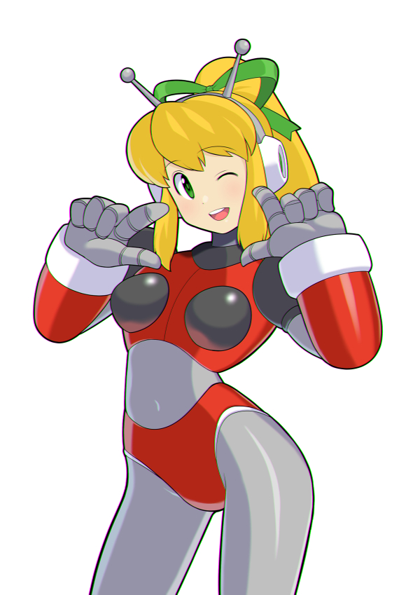 roll and hyper roll (mega man and 1 more) drawn by hypericum_(mppv1862)
