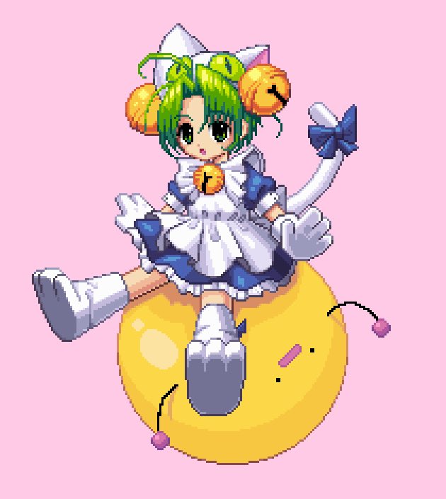 dejiko and gema (di gi charat) drawn by gremliin