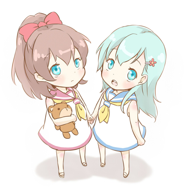 suzuya and kumano (kantai collection) drawn by mizu_bonbori