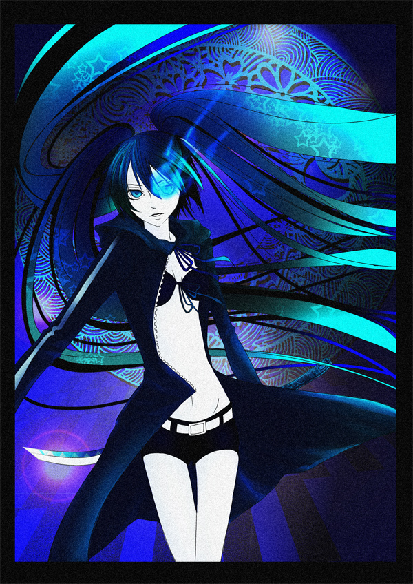 black rock shooter (black rock shooter) drawn by kanan0230