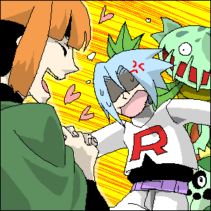 james, gardenia, cacnea, and carnivine (pokemon and 1 more)