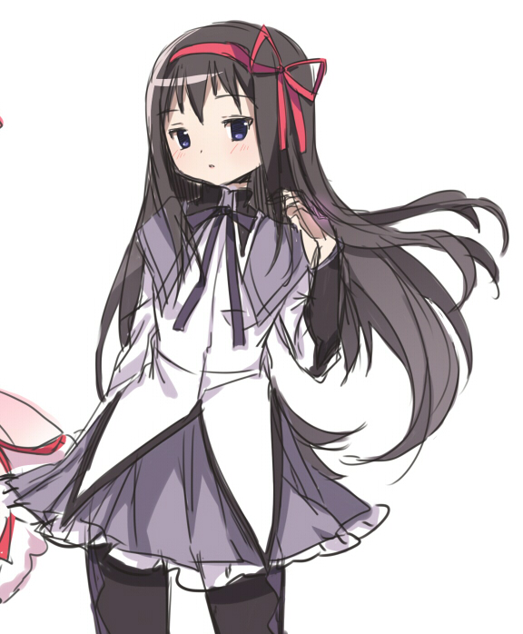 akemi homura (mahou shoujo madoka magica) drawn by rururu_(make9205)