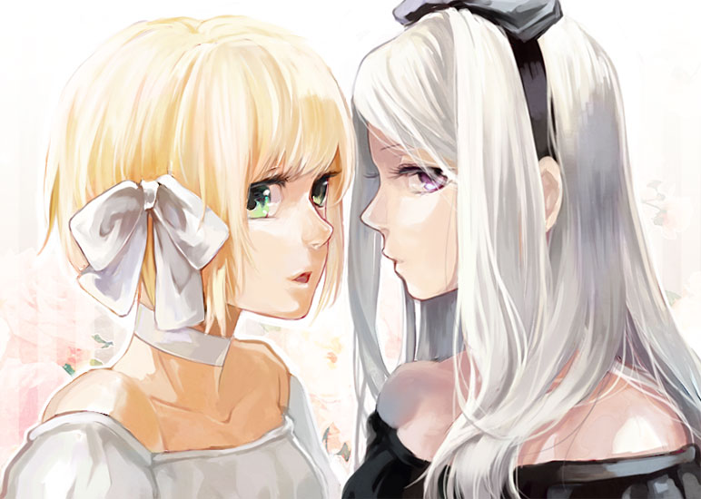 belarus and liechtenstein (axis powers hetalia) drawn by madoi_shiro