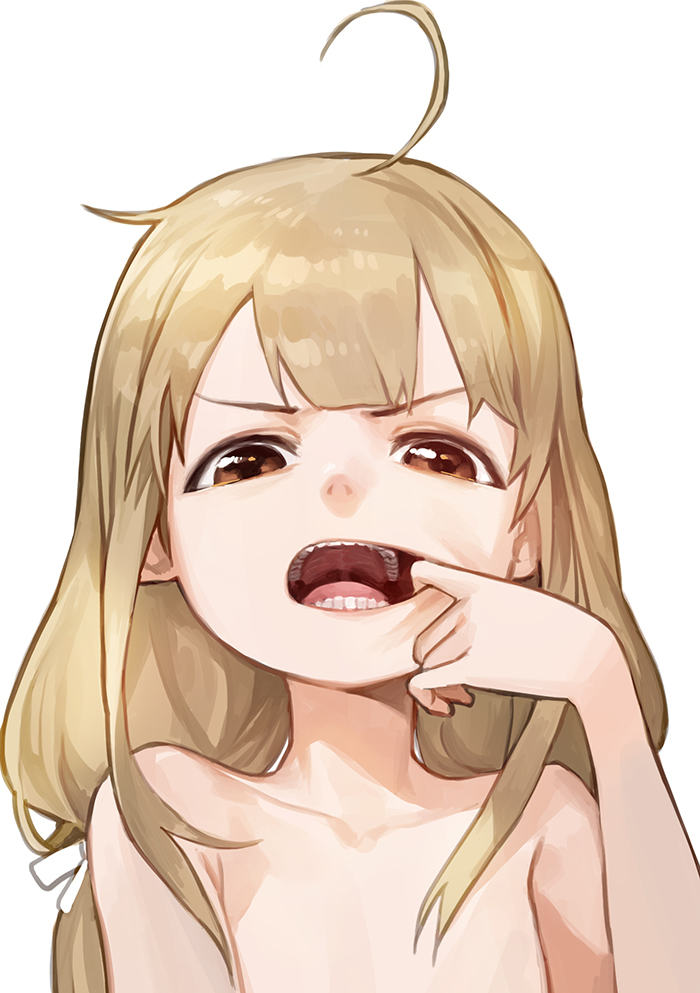 futaba anzu (idolmaster and 1 more) drawn by modare
