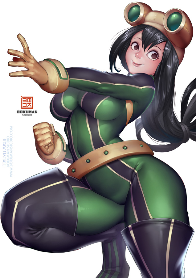 asui tsuyu (boku no hero academia) drawn by bokuman