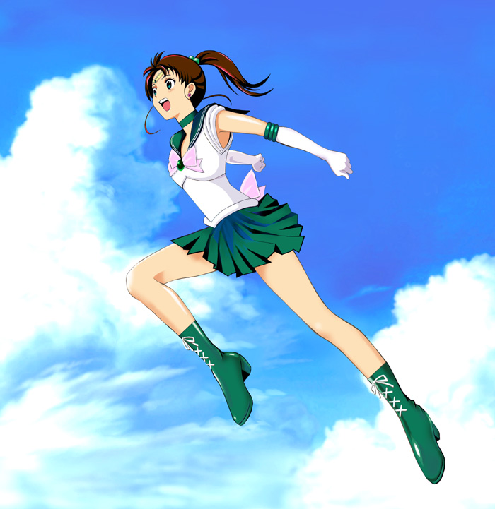 kino makoto, sailor jupiter, and shinohara emi (bishoujo senshi sailor moon and 1 more) drawn by pirochi