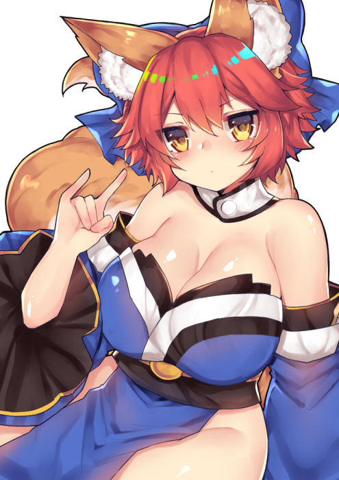 tamamo (fate and 2 more) drawn by osiimi