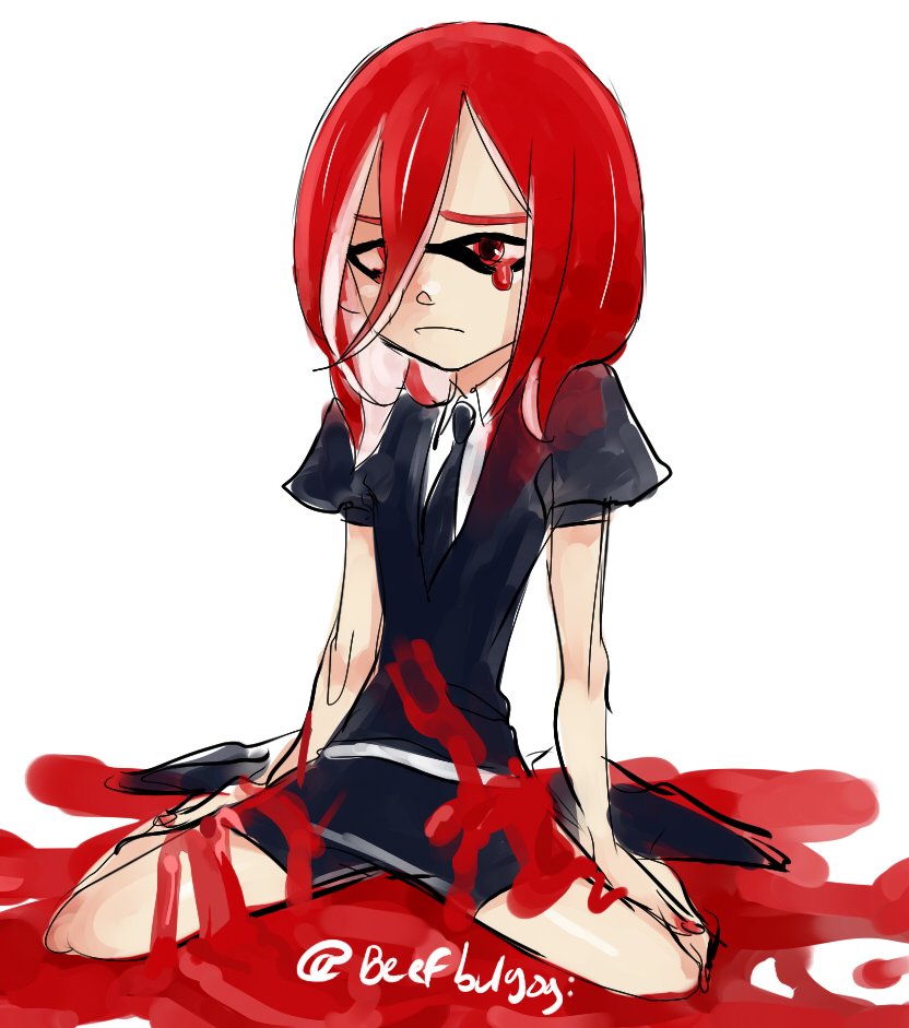 inkling player character and cinnabar (splatoon and 1 more) drawn by tofucakes