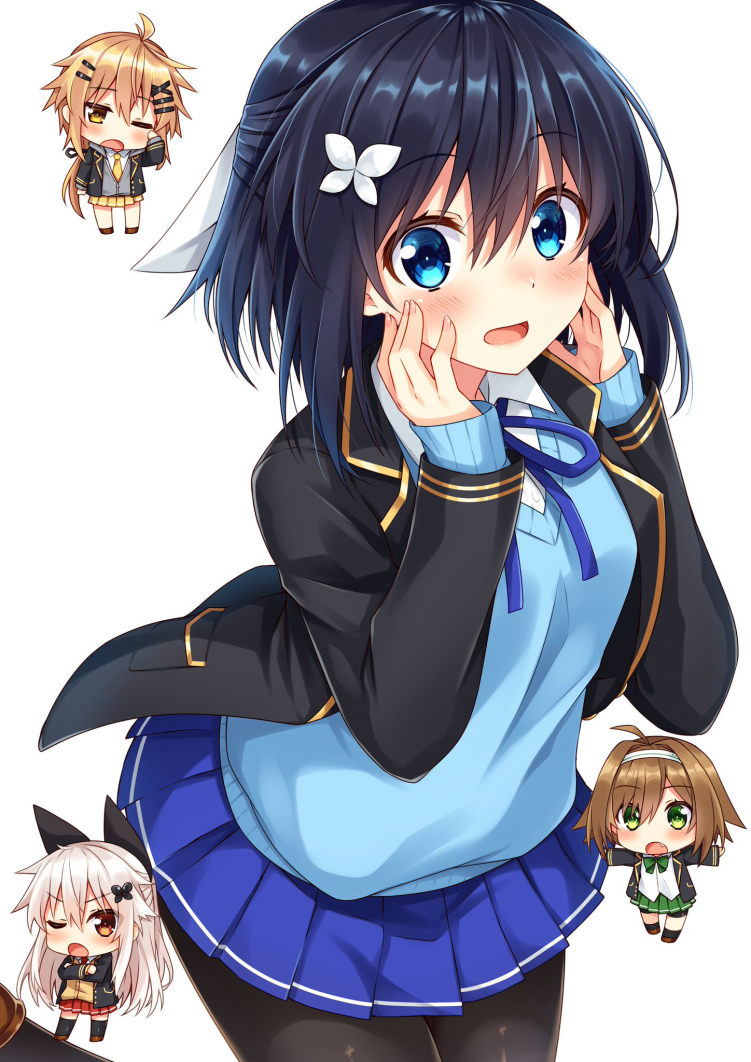 etna, rivier, nao, and haru (original) drawn by komori_kuzuyu