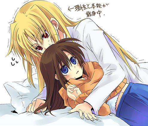 fate testarossa and takamachi nanoha (lyrical nanoha and 2 more)