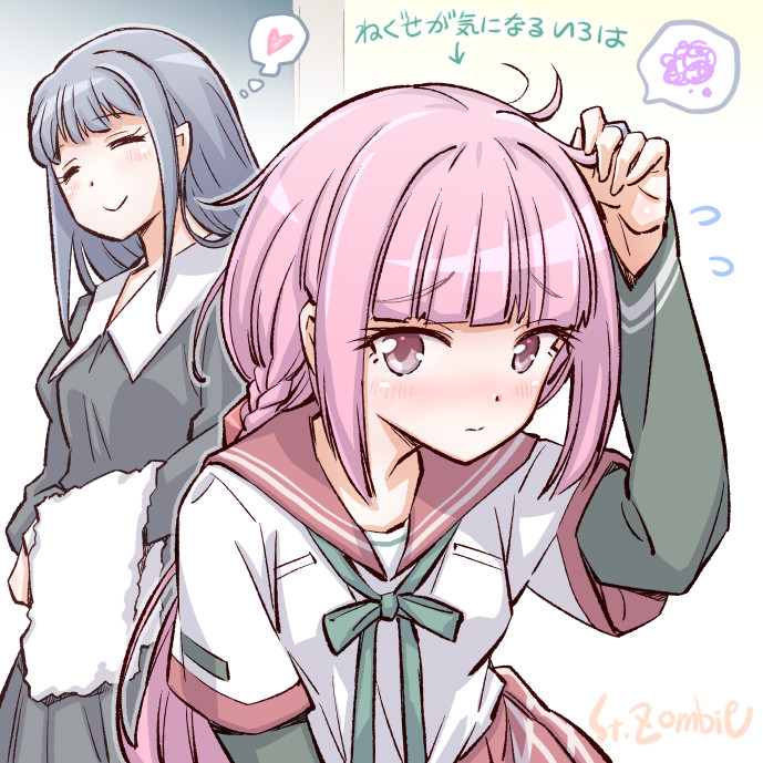 tamaki iroha and nanami yachiyo (mahou shoujo madoka magica and 1 more) drawn by studiozombie