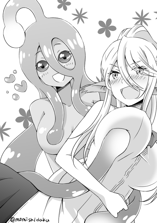 centorea shianus and suu (monster musume no iru nichijou) drawn by momi_(momishidaku)