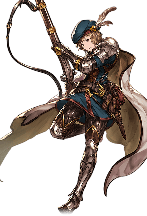 gran and hawkeye (granblue fantasy) drawn by minaba_hideo