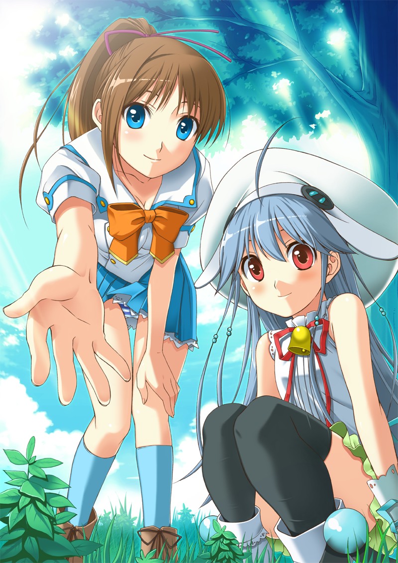 kimikawa mina and eiru (tobu yagi wa sakasama no ki no yume wo miruka) drawn by bomi