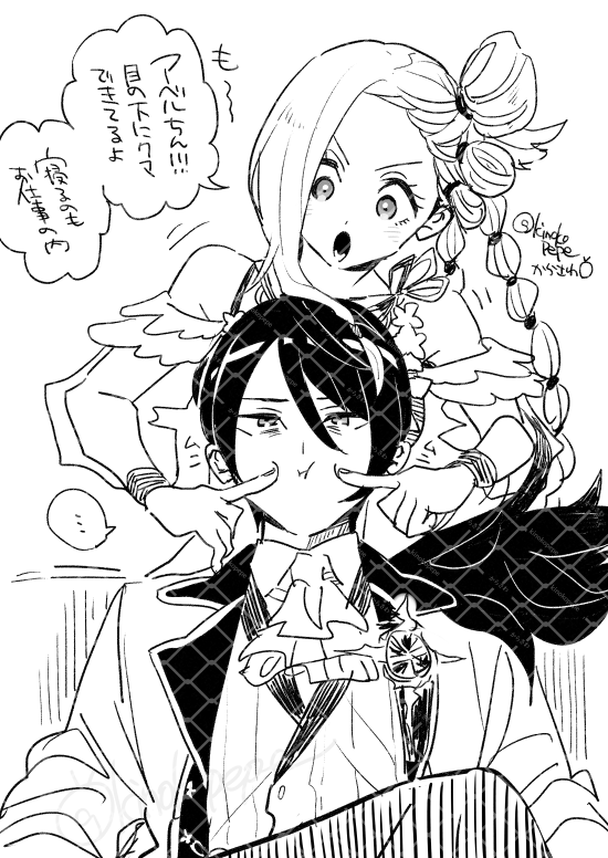 vincent vollachia and medium o'connell (re:zero kara hajimeru isekai seikatsu) drawn by tukemono6