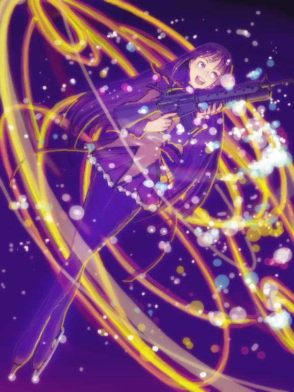 akemi homura (mahou shoujo madoka magica) drawn by sukocchi_moruto