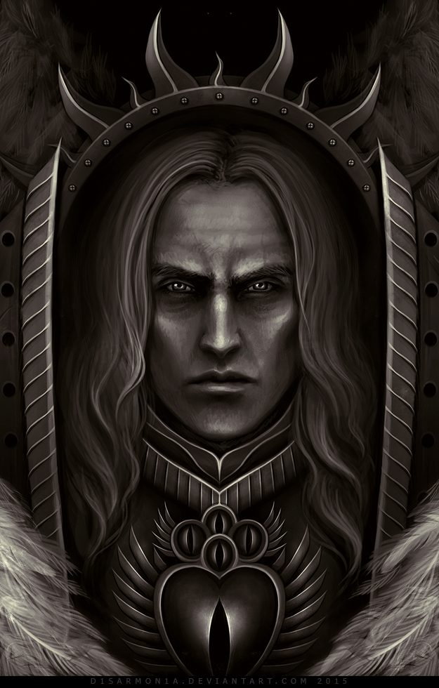 sanguinius (warhammer 40k) drawn by veronica_anrathi