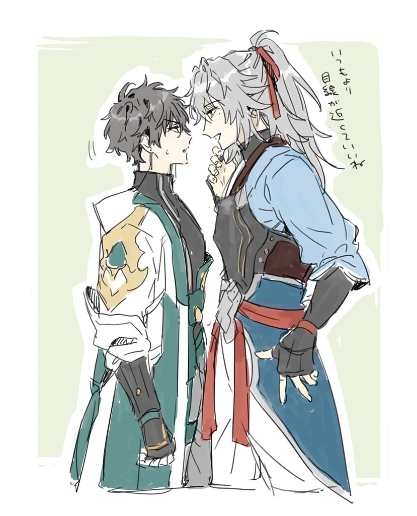 dan heng and jing yuan (honkai and 1 more) drawn by noco_(noco_1017)