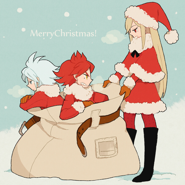 afuro terumi, nagumo haruya, and suzuno fuusuke (inazuma eleven) drawn by l_hakase