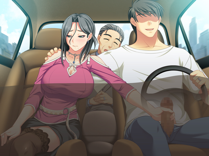 umetsu reimi, umetsu tatsumi, and shiga ryouji (uwaki tsuma) drawn by asakura_sakura