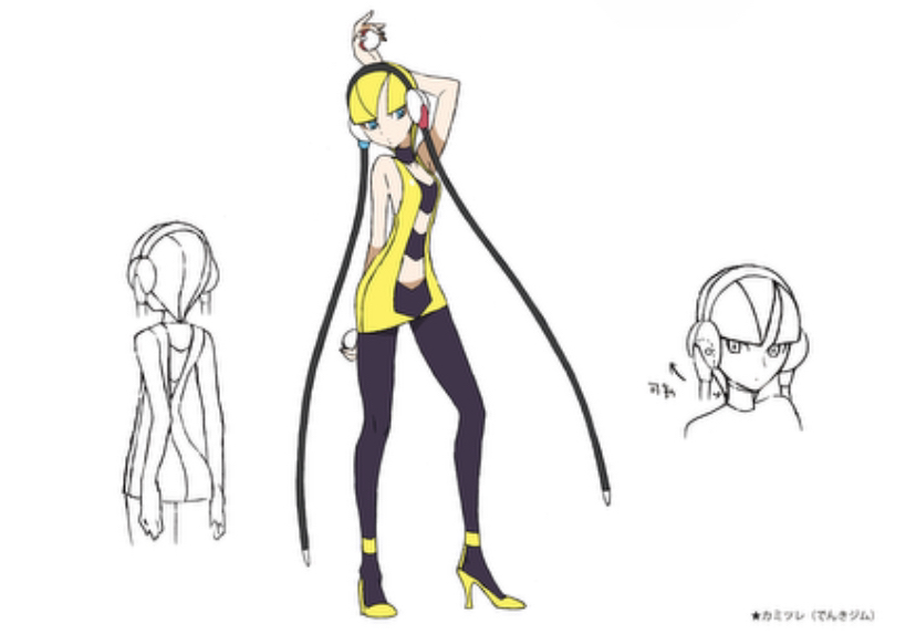 elesa (pokemon and 1 more) drawn by oomura_yuusuke