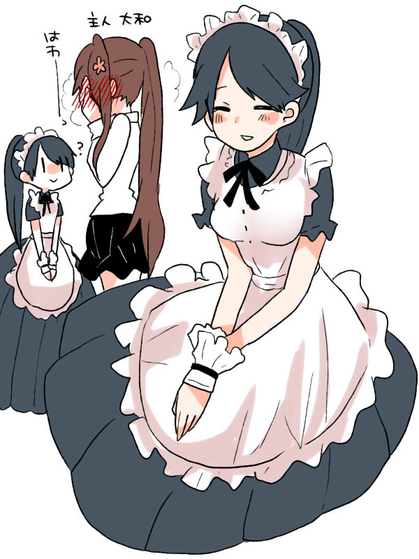 houshou and yamato (kantai collection) drawn by yoichi_(umagoya)