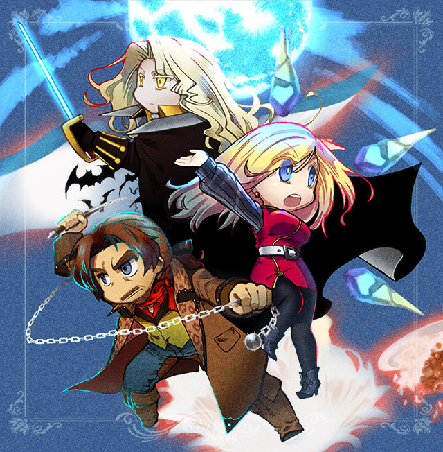 alucard, soma cruz, julius belmont, and yoko belnades (castlevania and 1 more) drawn by potsupostu52
