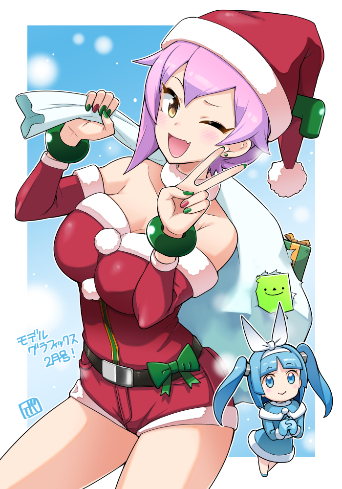 nipako and kanda sumire (ultimate nipper and 1 more) drawn by bowieknife