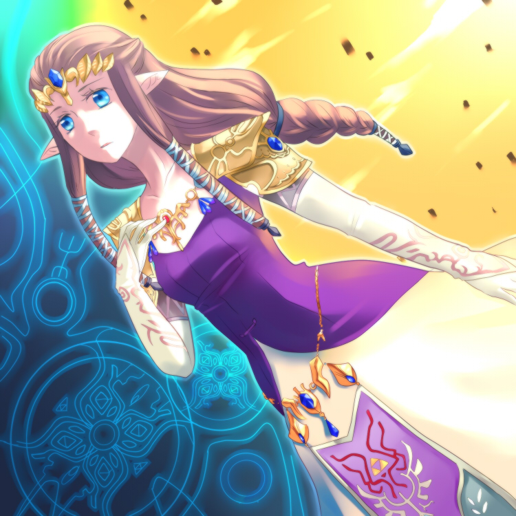 princess zelda (the legend of zelda and 1 more) drawn by shichiko_(labi)