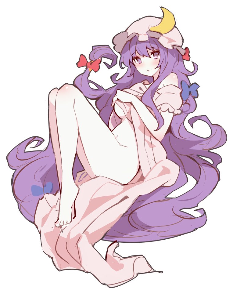 patchouli knowledge (touhou and 1 more) drawn by ideolo