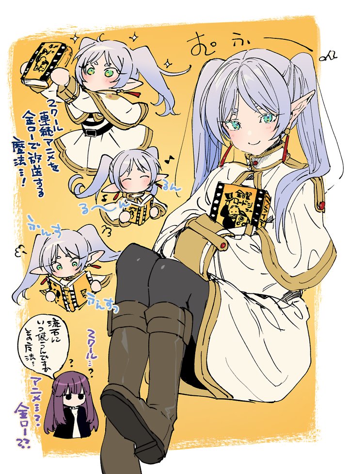 frieren and fern (sousou no frieren) drawn by shotan
