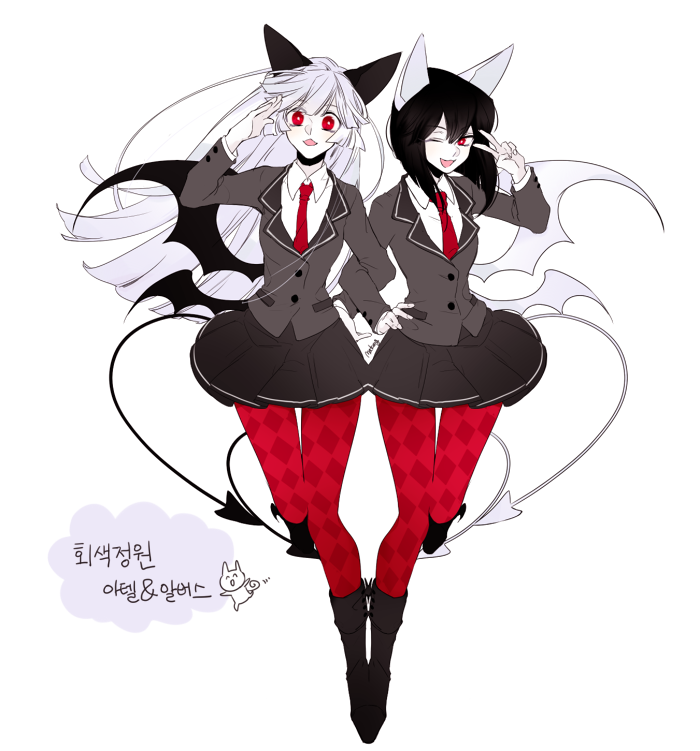 ater and arbus (funamusea and 1 more) drawn by matang23