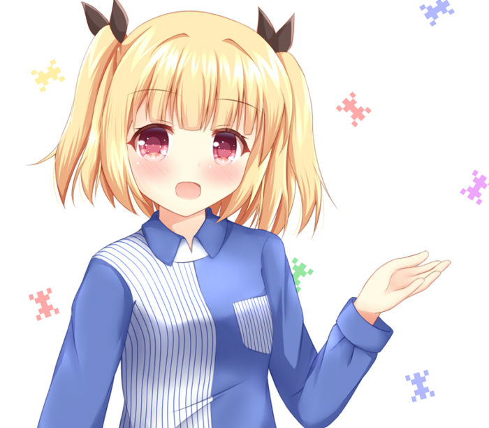 iijima yun (new game! and 1 more) drawn by kedama_(kedama_akaza)