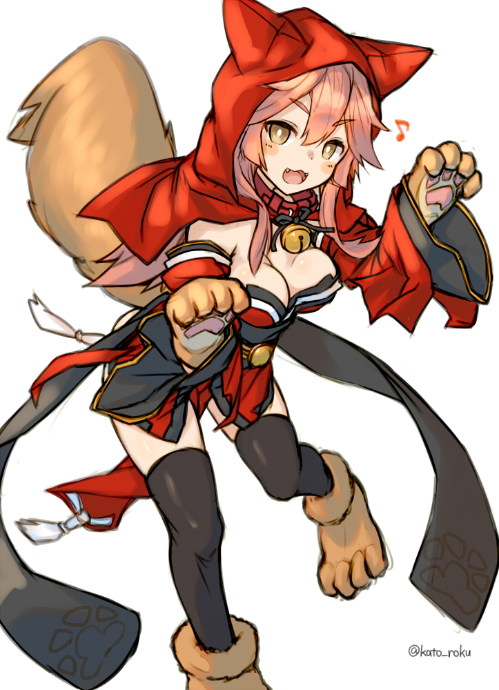 tamamo and tamamo cat (fate and 2 more) drawn by katoroku