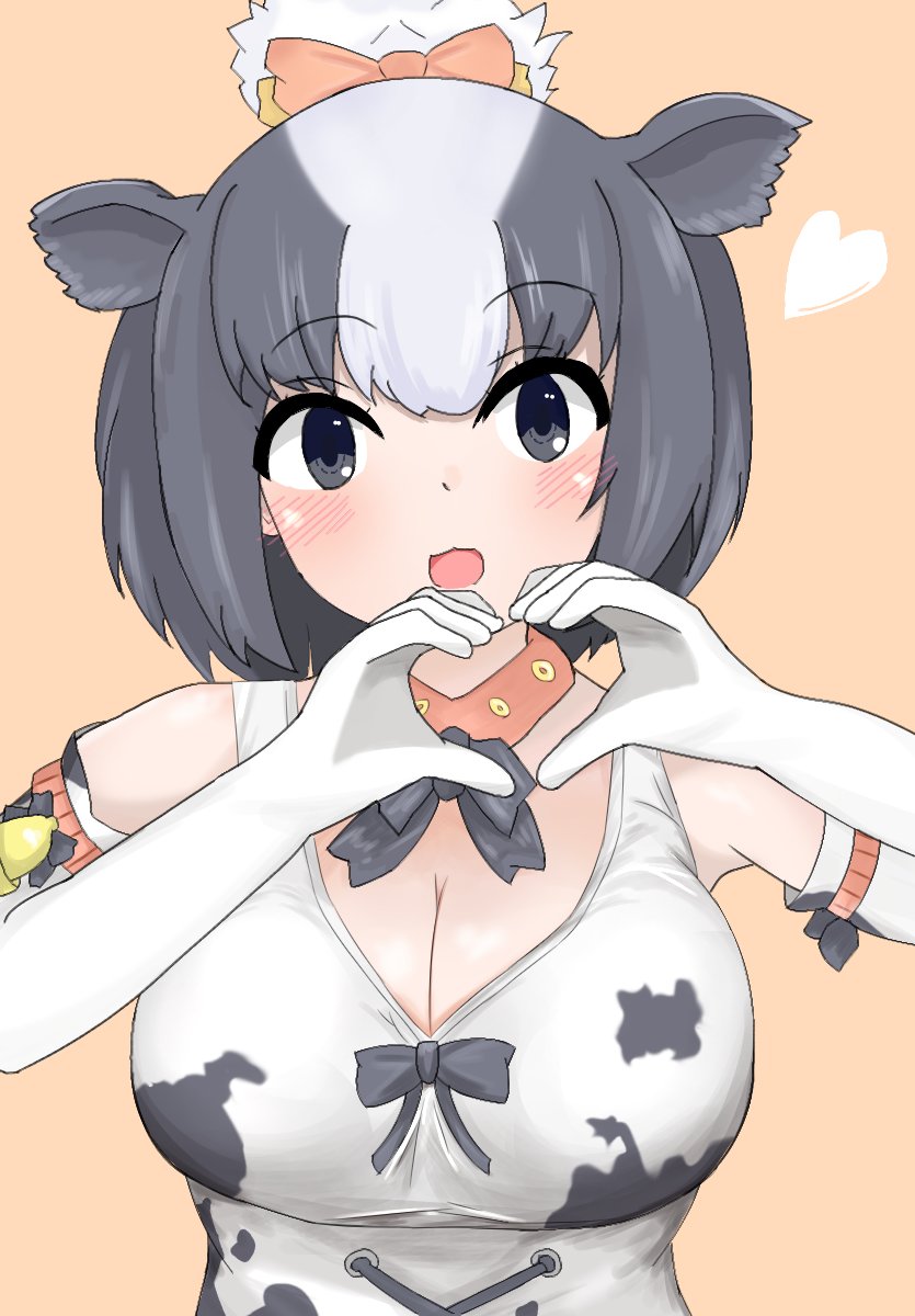 holstein friesian cattle (kemono friends) drawn by korin_589