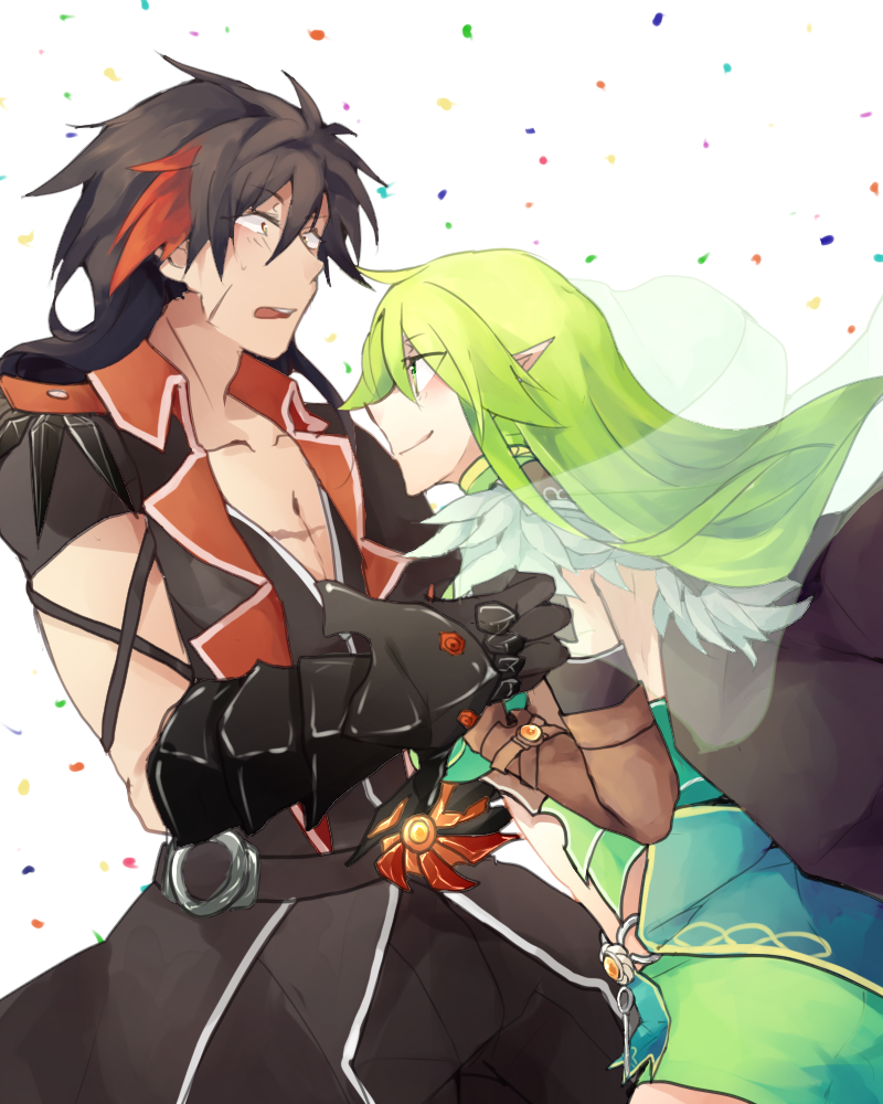 rena erindel, raven cronwell, nova imperator, and twilight (elsword) drawn by nan_(nanyayyay)