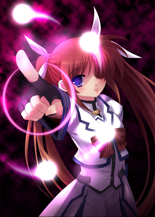 takamachi nanoha (lyrical nanoha and 1 more) drawn by yukizuki_chikuba