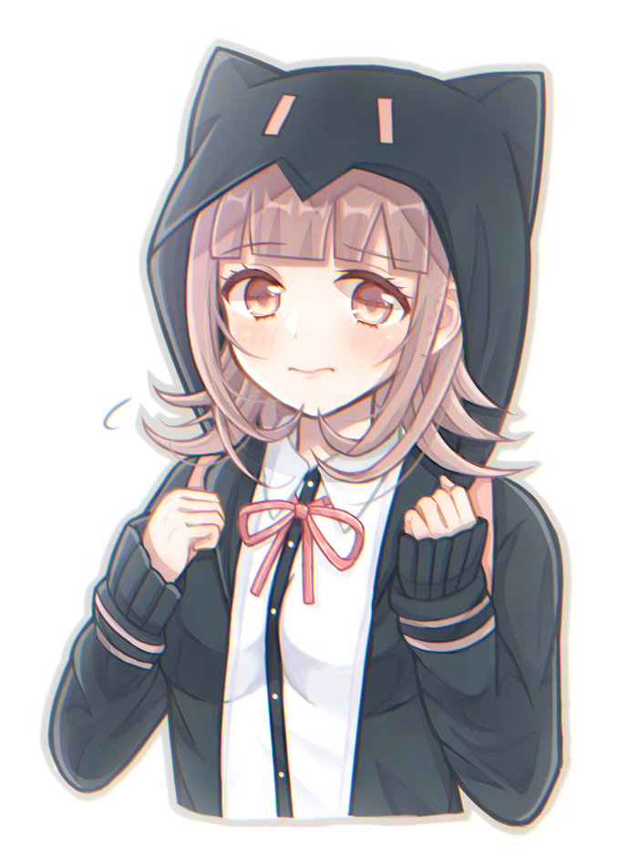 nanami chiaki (danganronpa and 1 more) drawn by pipipi722