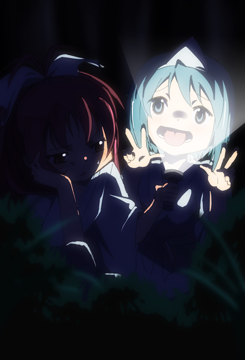 miki sayaka and sakura kyoko (mahou shoujo madoka magica) drawn by fumiko_(mesushi)