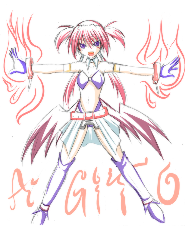 agito (lyrical nanoha and 1 more) drawn by hagane_soushi