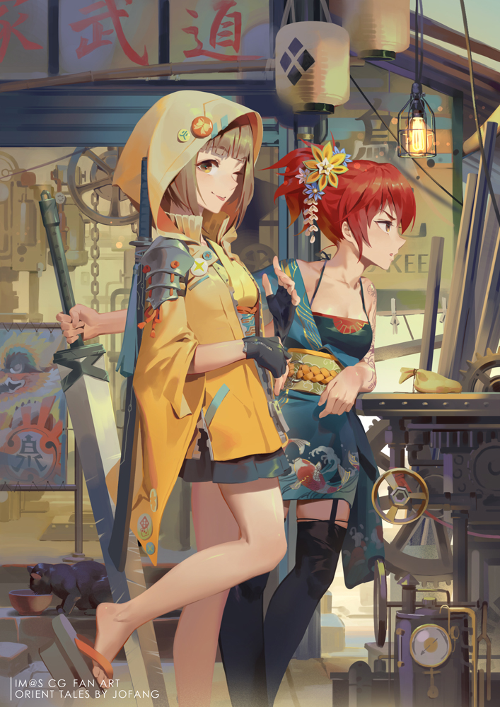 kitami yuzu and murakami tomoe (idolmaster and 1 more) drawn by jofang