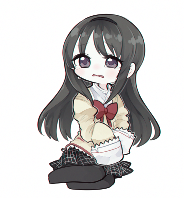 akemi homura (mahou shoujo madoka magica) drawn by fc_(efushii)