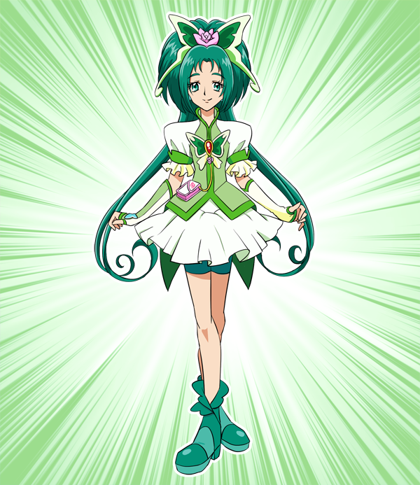akimoto komachi and cure mint (precure and 2 more) drawn by hapuriainen