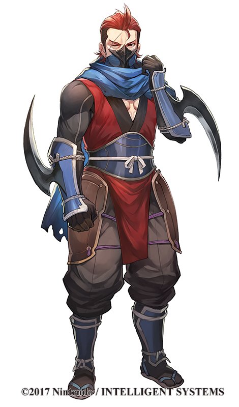saizo (fire emblem and 2 more) drawn by lack