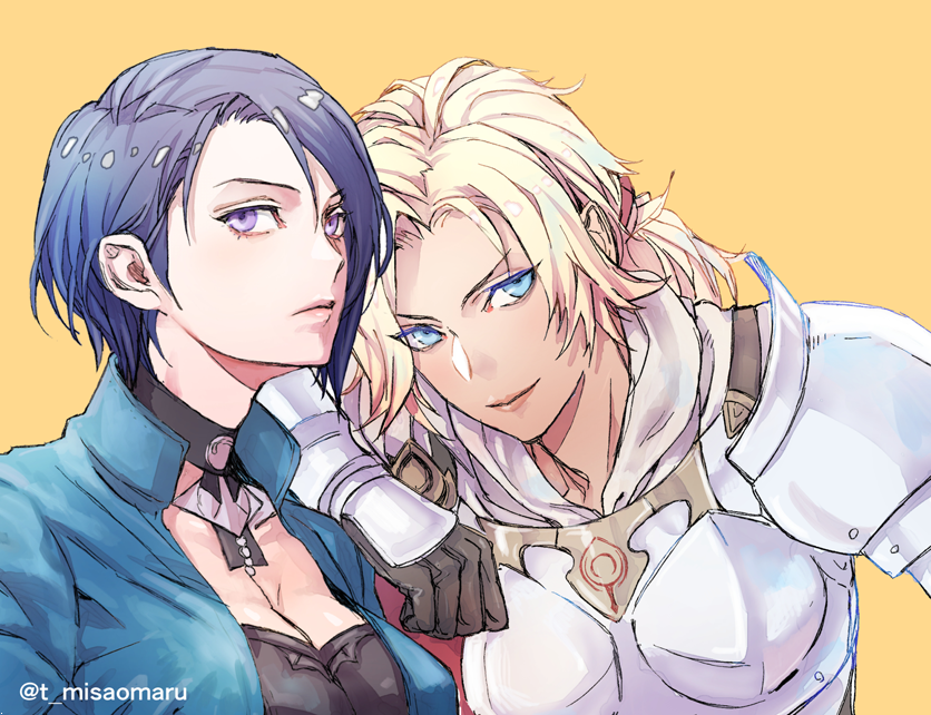 shamir nevrand and catherine (fire emblem and 1 more) drawn by t_misaomaru