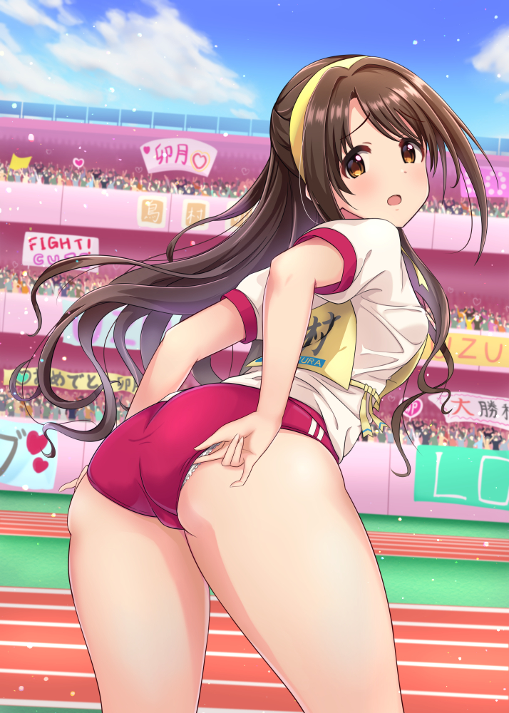 shimamura uzuki (idolmaster and 2 more) drawn by junkun148