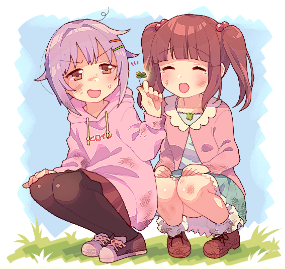 koshimizu sachiko and ogata chieri (idolmaster and 1 more) drawn by uso_(ameuzaki)